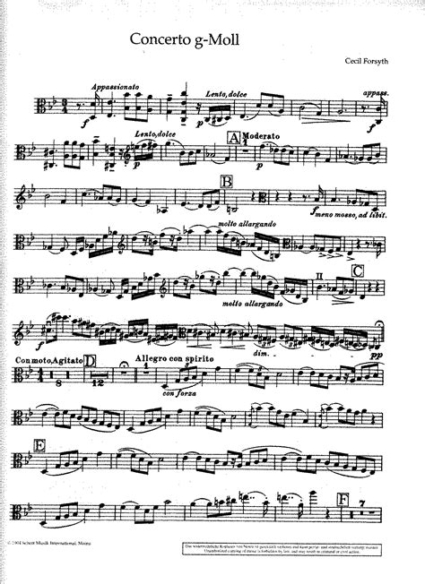 Concerto For English Horn And Viola In G Minor SOLO INSTRUMENTS & PIANO